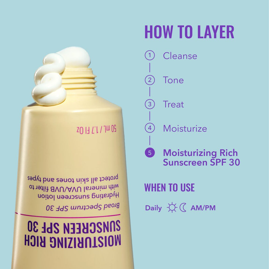 Moisturizing Rich Sunscreen SPF 30 J3