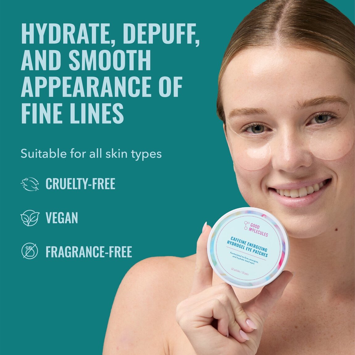 Caffeine Energizing Hydrogel Eye Patches W1