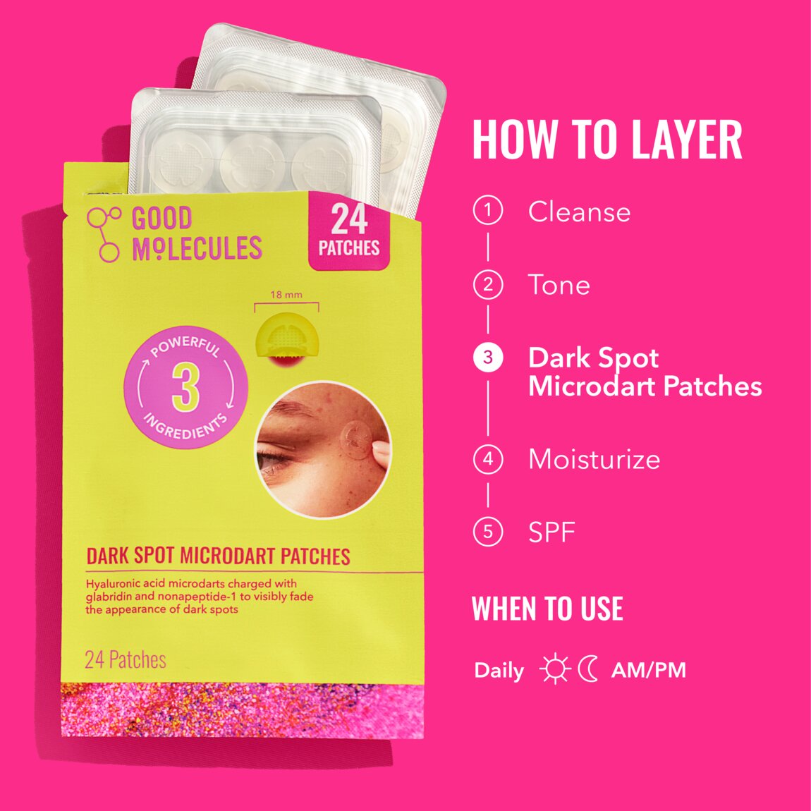 Dark Spot Microdart Patches Z4