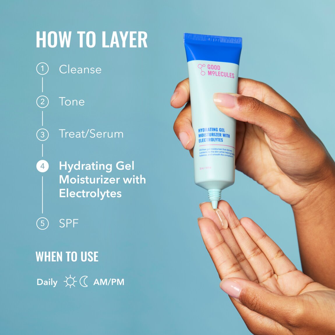 Hydrating Gel Moisturizer with Electrolytes X1